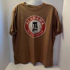XL heart of Dixie brown shirt